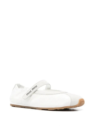 Miu Miu Mary Jane White back view
