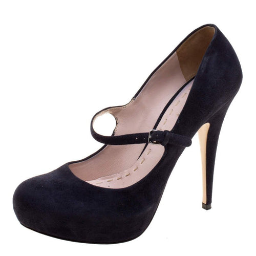 Miu Miu Mary Jane Navy
