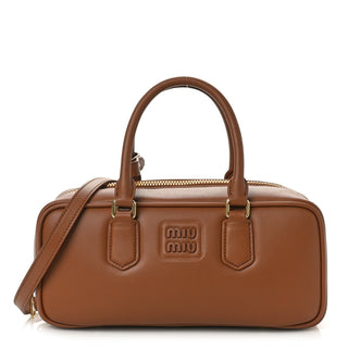 Miu Miu Arcadie Bag Cognac front view