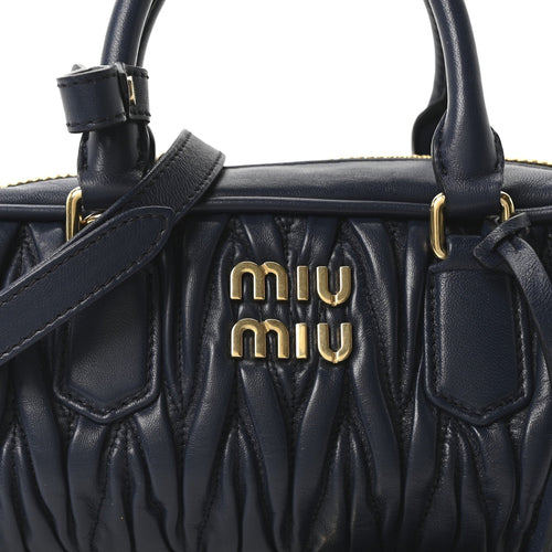 Miu Miu Arcadie Bag Navy