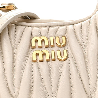 Miu Miu Wander Bag White back view