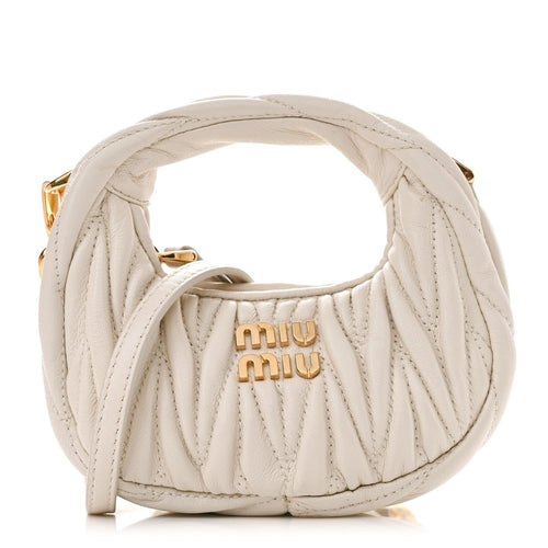 Miu Miu Wander Bag White
