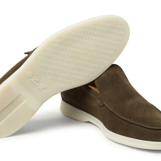 Loro Piana Summer Walk Loafer Deep Kummel detail view