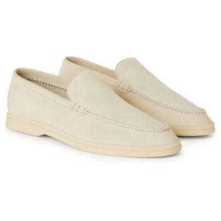 Loro Piana Summer Walk Loafer Nougat back view