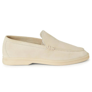 Loro Piana Summer Walk Loafer Nougat side view