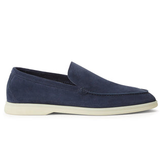Loro Piana Summer Walk Loafer Blue Navy side view