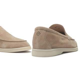 Loro Piana Summer Walk Loafer Sand back view