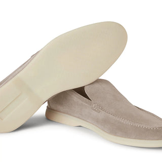 Loro Piana Summer Walk Loafer Turtledove detail view