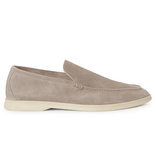 Loro Piana Summer Walk Loafer Turtledove side view