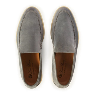 Loro Piana Summer Walk Loafer Grey detail view