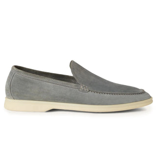 Loro Piana Summer Walk Loafer Grey side view
