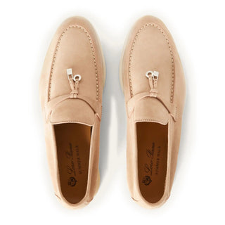 Loro Piana Summer Walk Loafer Rose detail view