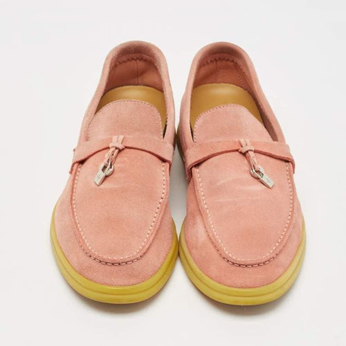 Loro Piana Summer Charms Loafer Rose