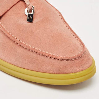 Loro Piana Summer Charms Loafer Rose side view