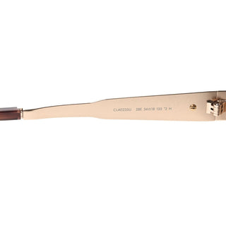 Celine Triomphe Sunglasses Gold / Brown Lens side view