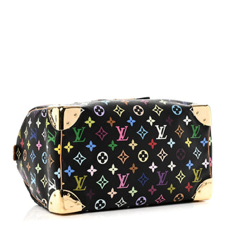 Louis Vuitton Murakami Monogram Multicolore Speedy 25 Noir / Multicolor side view