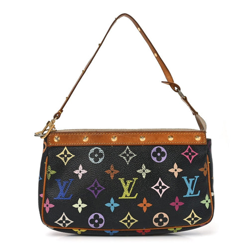 Louis Vuitton Murakami Monogram Multicolore Pochette Accessoires Noir / Multicolor