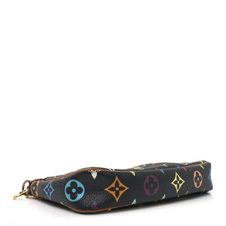 Louis Vuitton Murakami Monogram Multicolore Pochette Accessoires Noir / Multicolor side view
