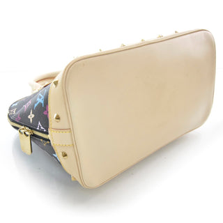 Louis Vuitton Murakami Monogram Multicolore Alma BB Noir / Multicolor side view