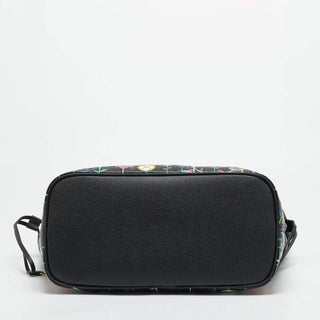 Louis Vuitton Murakami Monogram Multicolore Neverfull MM Noir / Multicolor detail view
