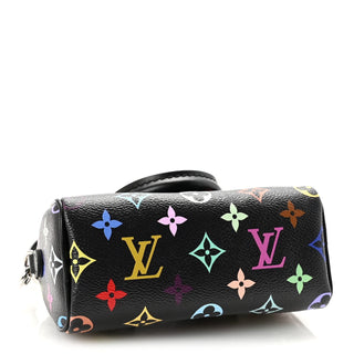 Louis Vuitton Murakami Monogram Multicolore Nano Speedy Noir / Multicolor side view