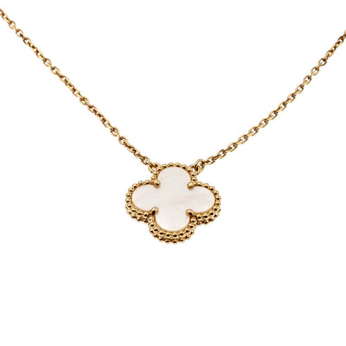 Van Cleef & Arpels Vintage Alhambra Pendant Mother of Pearl