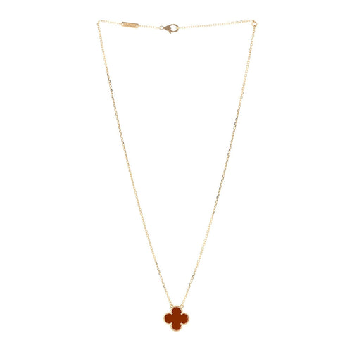 Van Cleef & Arpels Vintage Alhambra Pendant Carnelian