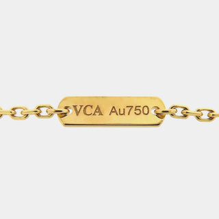 Van Cleef & Arpels Vintage Alhambra Pendant Diamond detail view