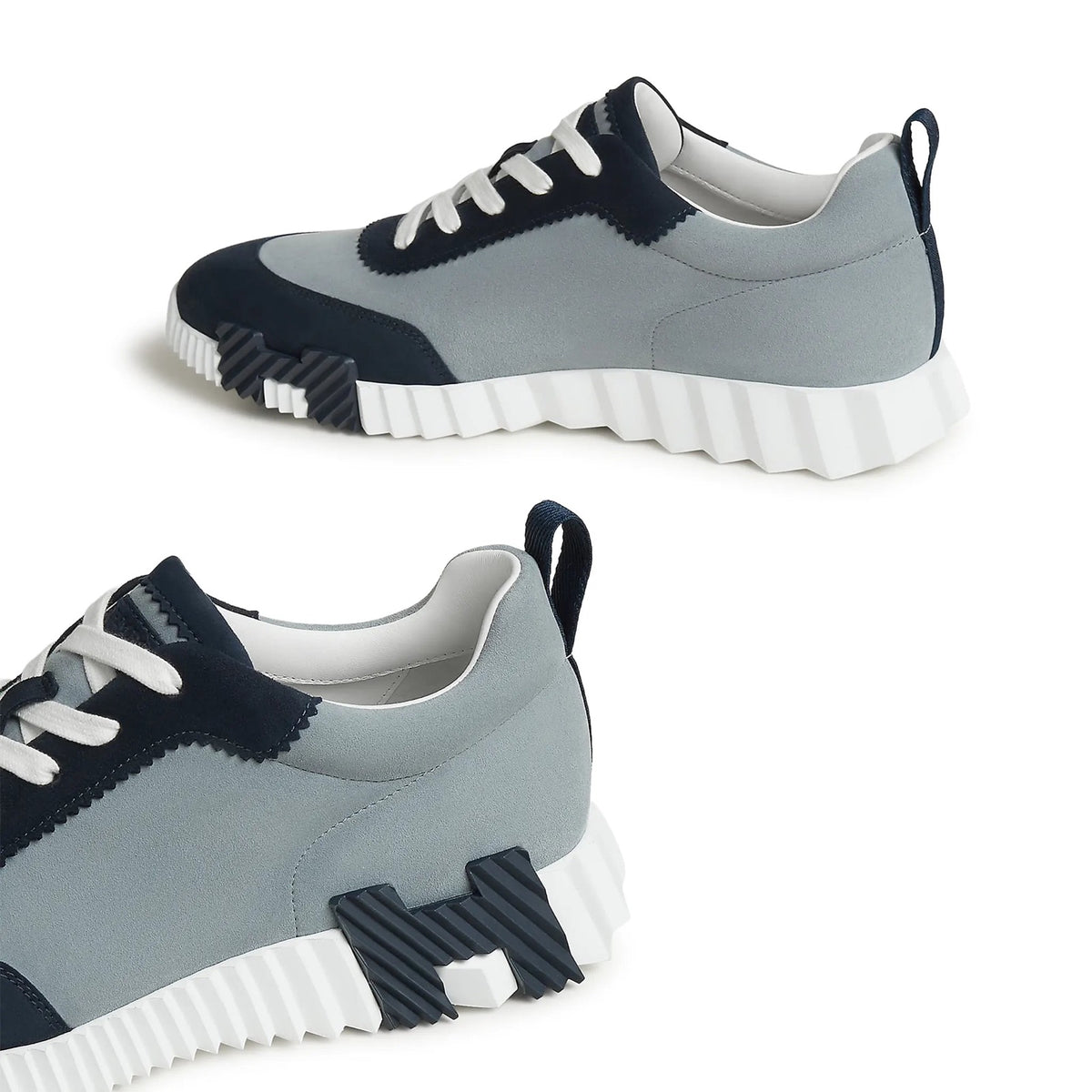 Hermès Men Bouncing Sneaker Bleu galet / Marine front view