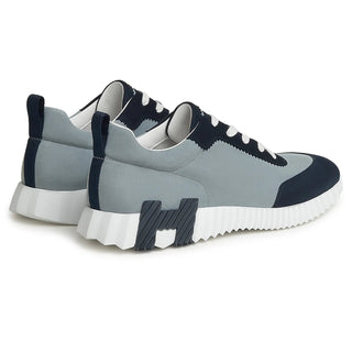 Hermès Men Bouncing Sneaker Bleu galet / Marine side view