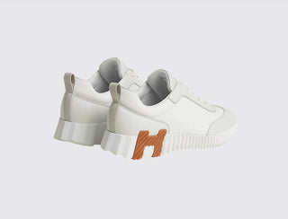 Hermès Men Bouncing Sneaker Blanc back view