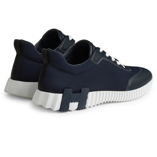 Hermès Men Bouncing Sneaker Marine back view