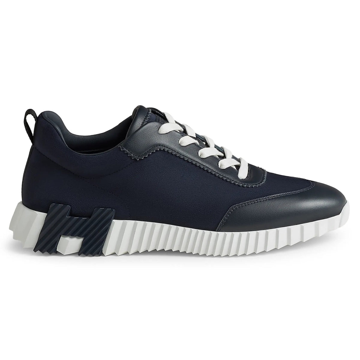 Hermès Men Bouncing Sneaker Marine front view