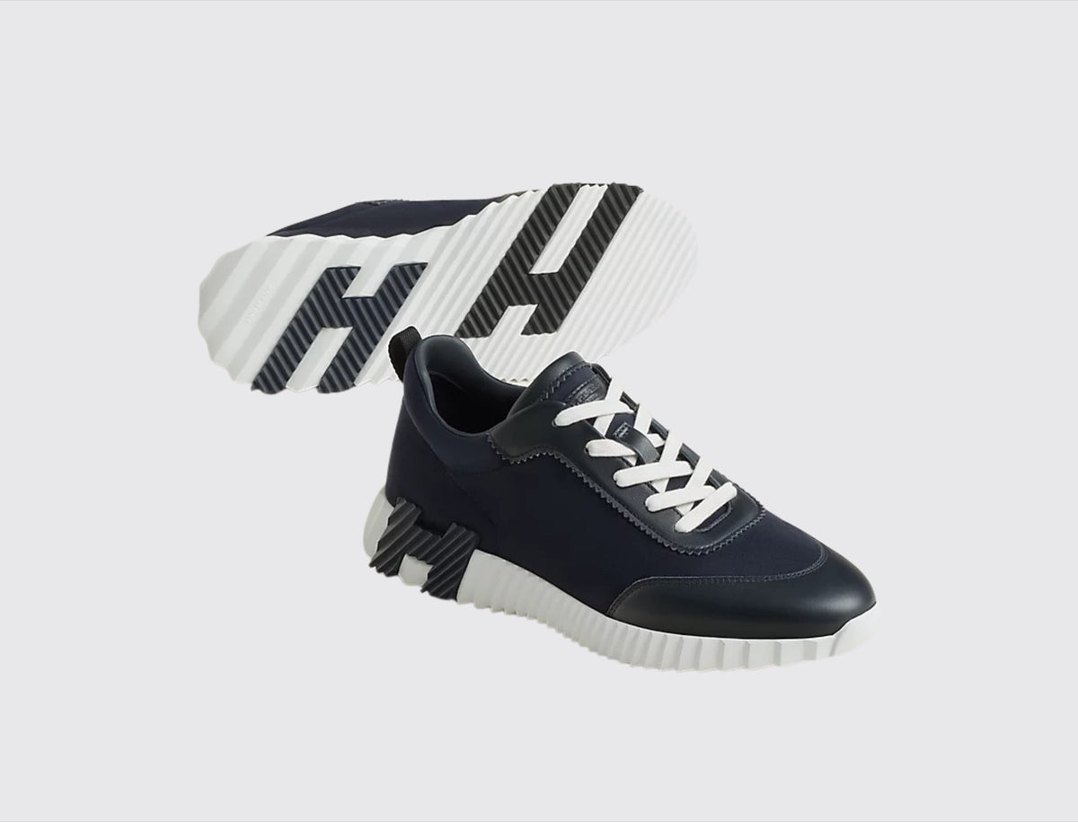 Hermès Men Bouncing Sneaker Marine front view