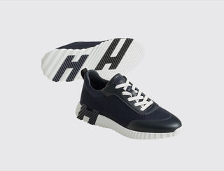 Hermès Men Bouncing Sneaker Marine front view