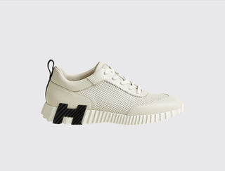 Hermès Men Bouncing Sneaker Écru side view