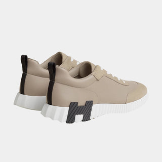Hermès Men Bouncing Sneaker Beige galet back view