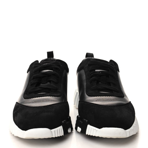 Hermès Men Bouncing Sneaker Noir (Calfskin and suede goatskin)
