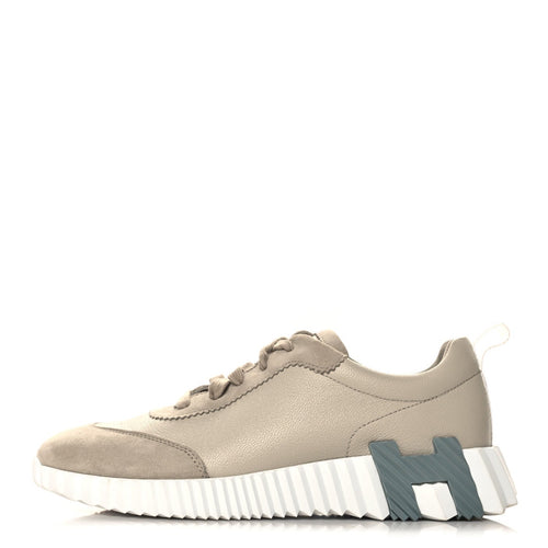 Hermès Men Bouncing Sneaker Beige esquisse (Calfskin and suede goatskin)