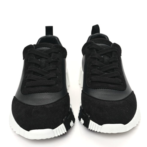 Hermès Men Bouncing Sneaker Noir (Sport goatskin and suede goatskin)