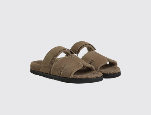 Hermès Men Chypre Sandal (Shearling)