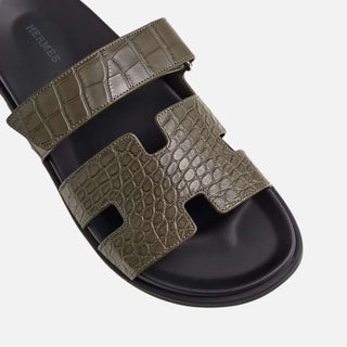Hermès Men Chypre Sandal Vert toundra other view