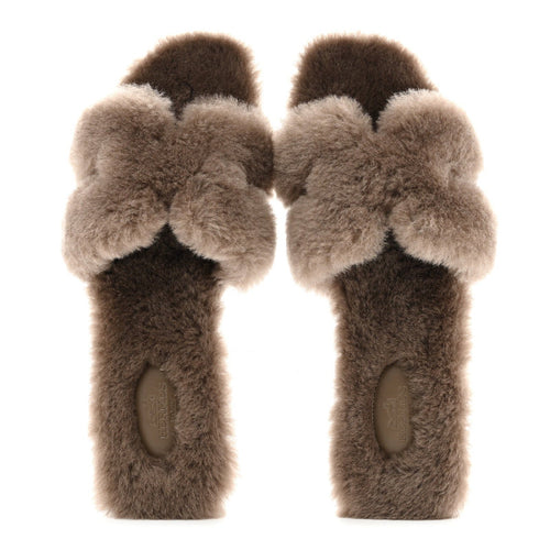 Hermès Women Oran Sandal (Shearling)