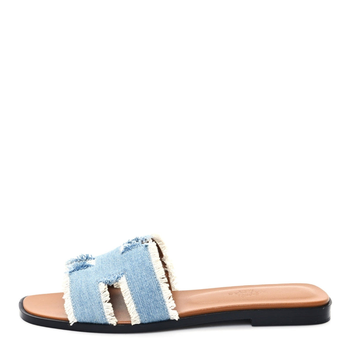 Hermès Women Oran Sandal (Denim)