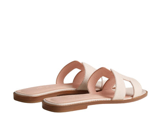 Hermès Women Oran Sandal Rose pâle back view