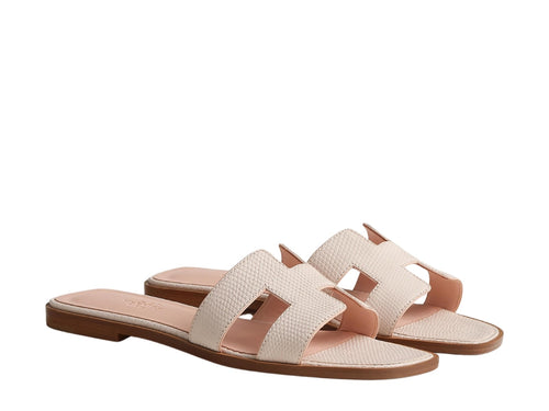 Hermès Women Oran Sandal Rose pâle