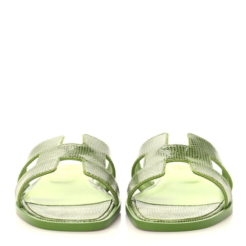 Hermès Women Oran Sandal Vert absinthe