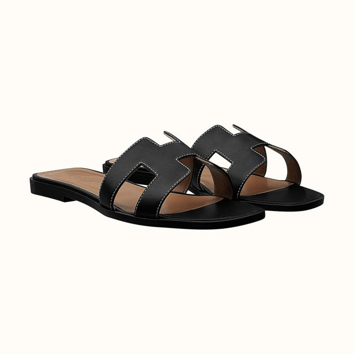 Hermès Women Oran Sandal (Box Calfskin)