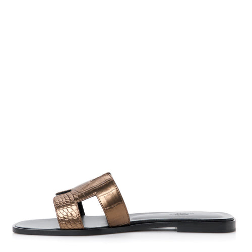 Hermès Women Oran Sandal Doré antique