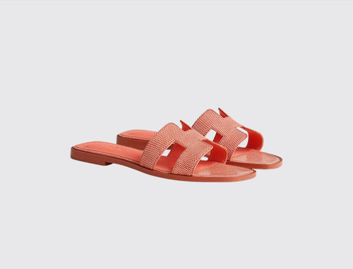 Hermès Women Oran Sandal Orange Joey